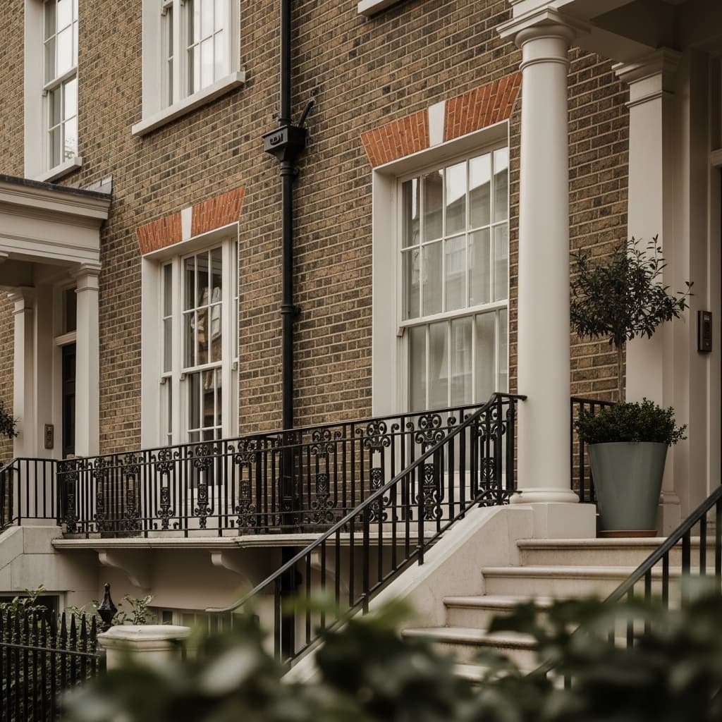 London residential architectural detail
